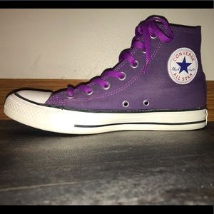 Plum Purple High Top Converse